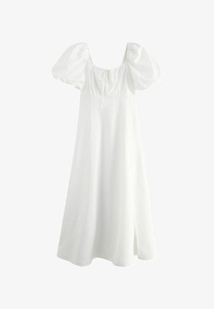 Next PUFF SLEEVE MIDI - REGULAR FIT - Freizeitkleid - white