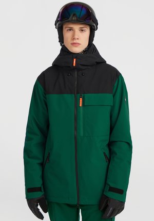 PEAK - Snowboardová bunda - emerald envy colour block