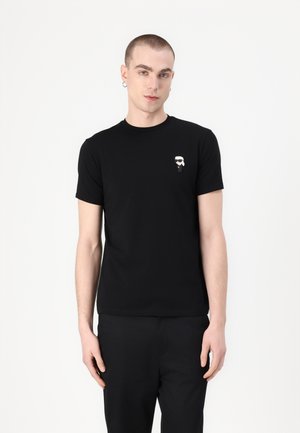 CREW NECK - Camiseta estampada - black