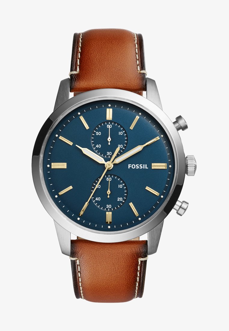 Chronograph Fossil Uhren Lederarmband Fossil Nate Lederarmband