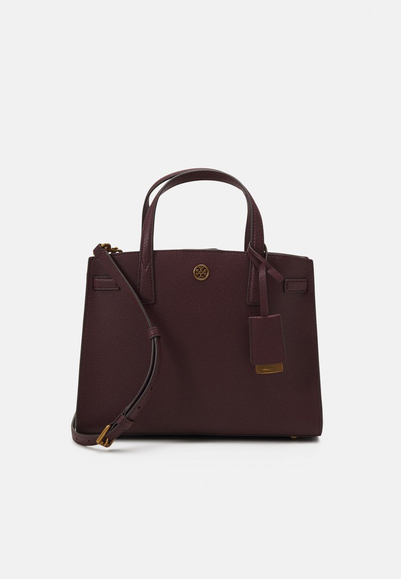 Damen Bekleidung | Tory Burch WALKER SMALL TRIPLE COMPARTMENT SATCHEL Handtasche dark rhubarb/dunkellila - KE42910 Damen Bekleidung | Tory Burch WALKER SMALL TRIPLE COMPARTMENT SATCHEL Handtasche dark rhubarb/dunkellila - KE42910