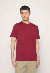 BOSS - THOMPSON - T-shirts basic - dark red Miniaturebillede 1