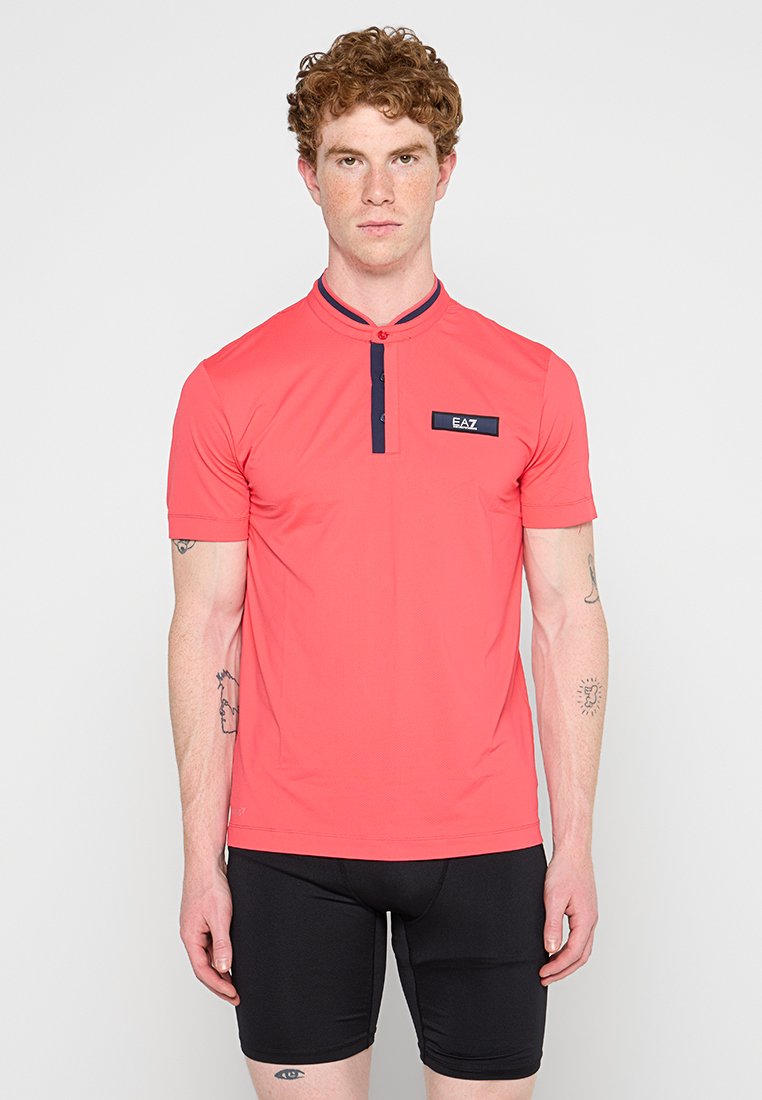 EA7 Emporio Armani Sport T-shirt donkerroze EA7 Emporio Armani Sport T-shirt donkerroze