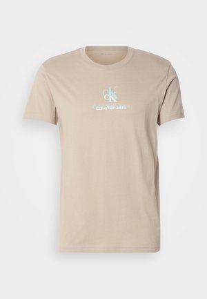 Calvin Klein Jeans SHADOW LOGO TEE - Print T-shirt - aluminum