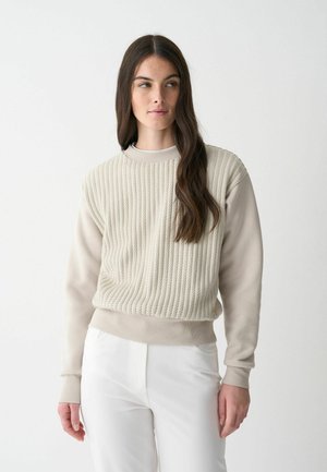 CABLE-KNIT - Maglione - white