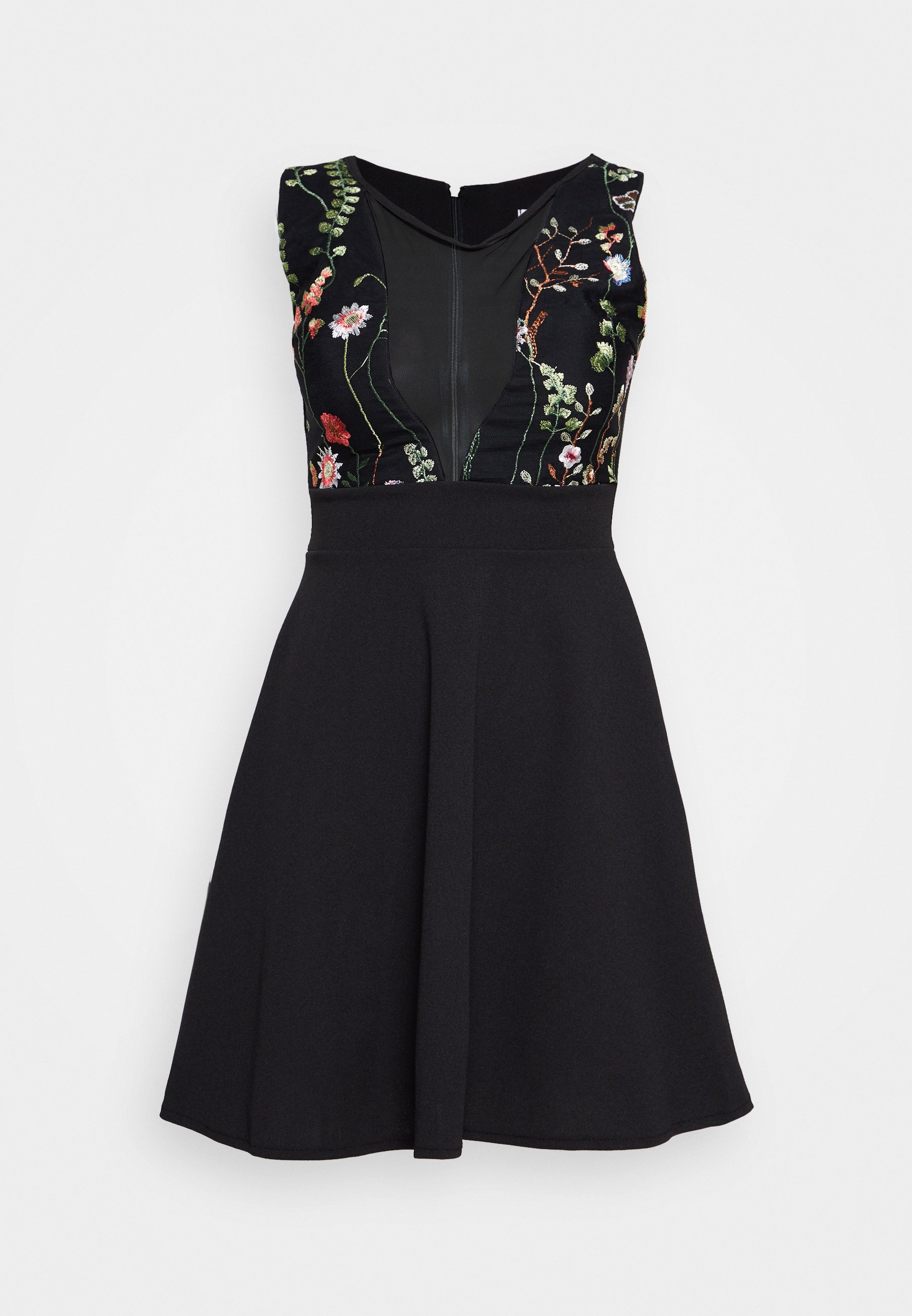 WAL G. SKATER DRESS - Cocktailjurk - black/red/zwart - Zalando.nl