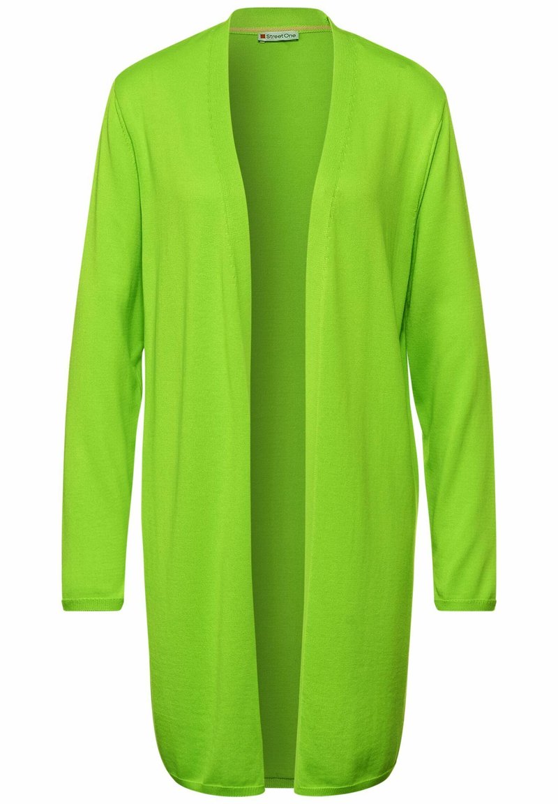 Damen Strickjacken | Street One Strickjacke grün/neongrün - CA58469 Damen Strickjacken | Street One Strickjacke grün/neongrün - CA58469