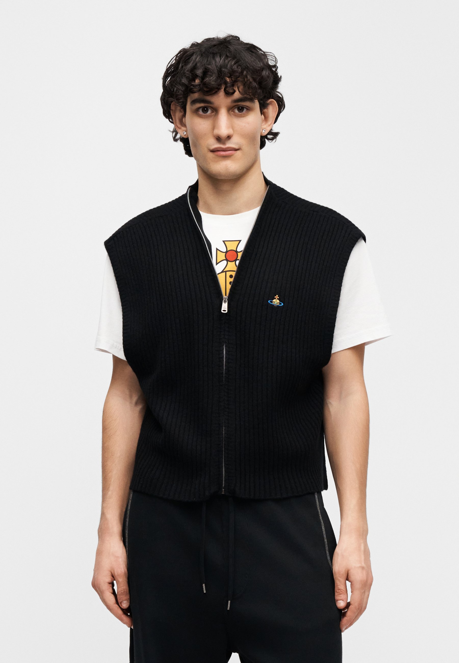 Vivienne Westwood JESS ZIP - Waistcoat - black - Zalando