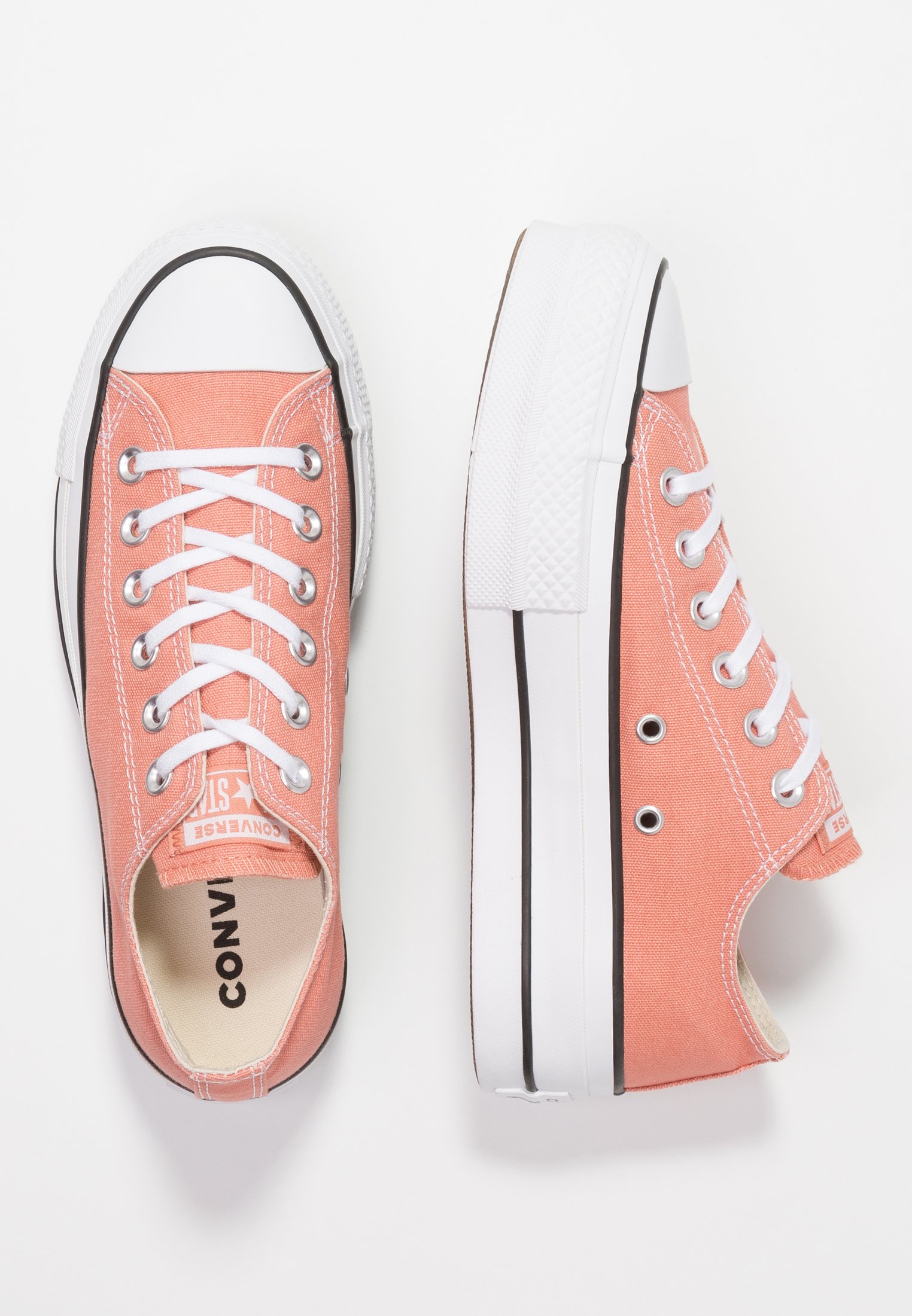peach converse shoes