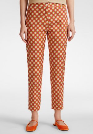 Elena Mirò, DRITTI STAMPATI - Pantalon classique - arancione