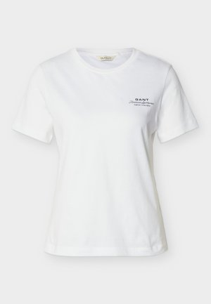 GANT, GRAPHIC - T-shirts print - white