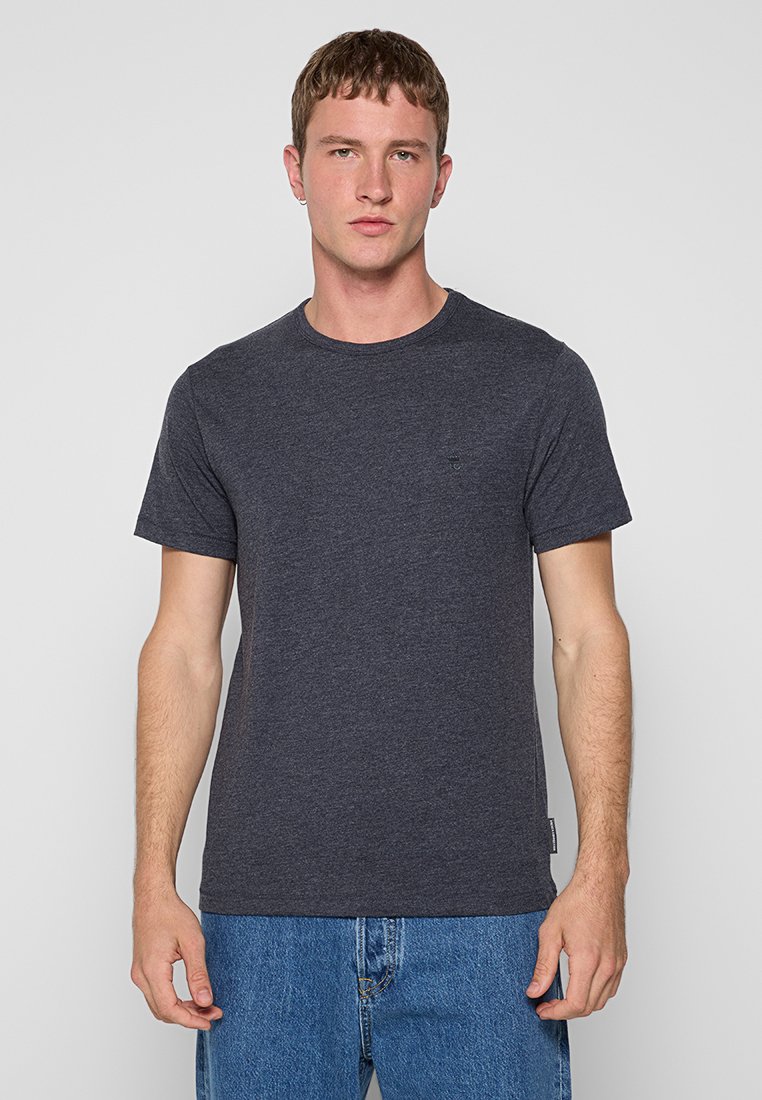 French Connection T-shirt basic koningsblauw gemêleerd French Connection T-shirt basic koningsblauw gemêleerd