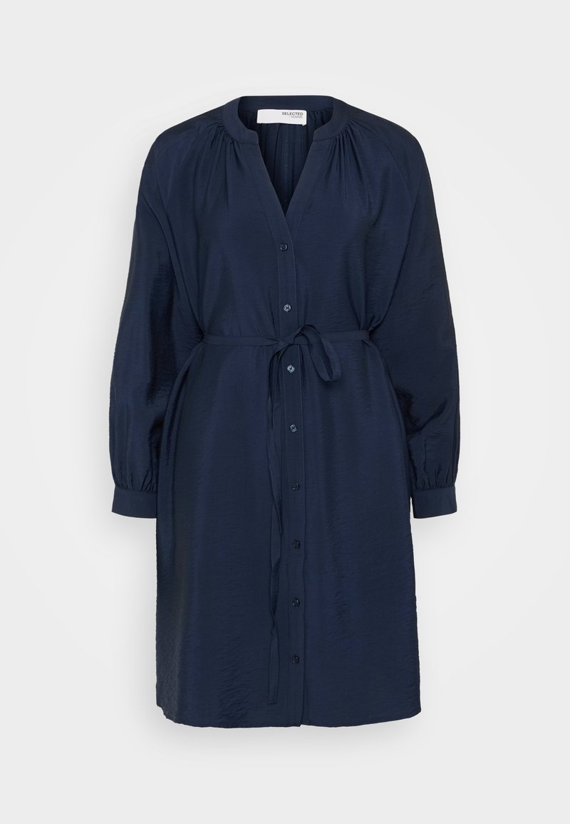 Selected Femme Blousejurk donkerblauw