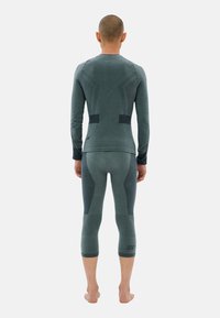 CEP Merino Base Layer Tights 3/4 Skiing - Leggings - bluegrey grey