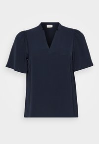 CARNOEMI LIFE 2/4 V NECK BLOUSE  - Blouse - sky captain