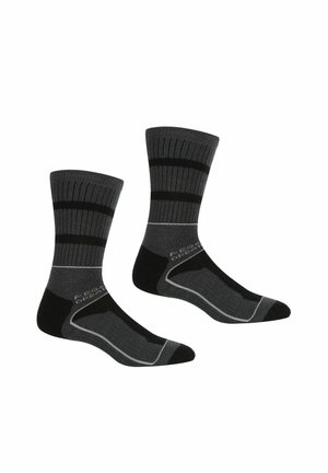 Regatta, REGATTA SAMARIS 3 SEASON 2 PACK SOCKS HIKING SOCKS - Sportsocken - black dkstee