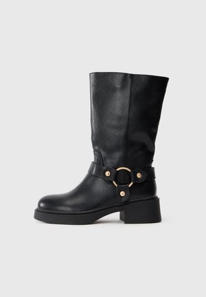 DOVER - Cowboy- / bikerstøvlette - black