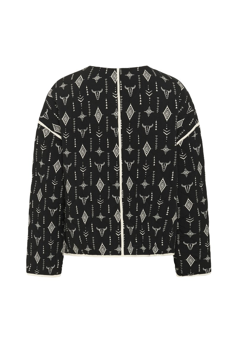 Cream NAOMI - Giacca da mezza stagione - black ethnic bull/nero ...
