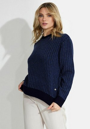 OLGA - Neule - marinblå