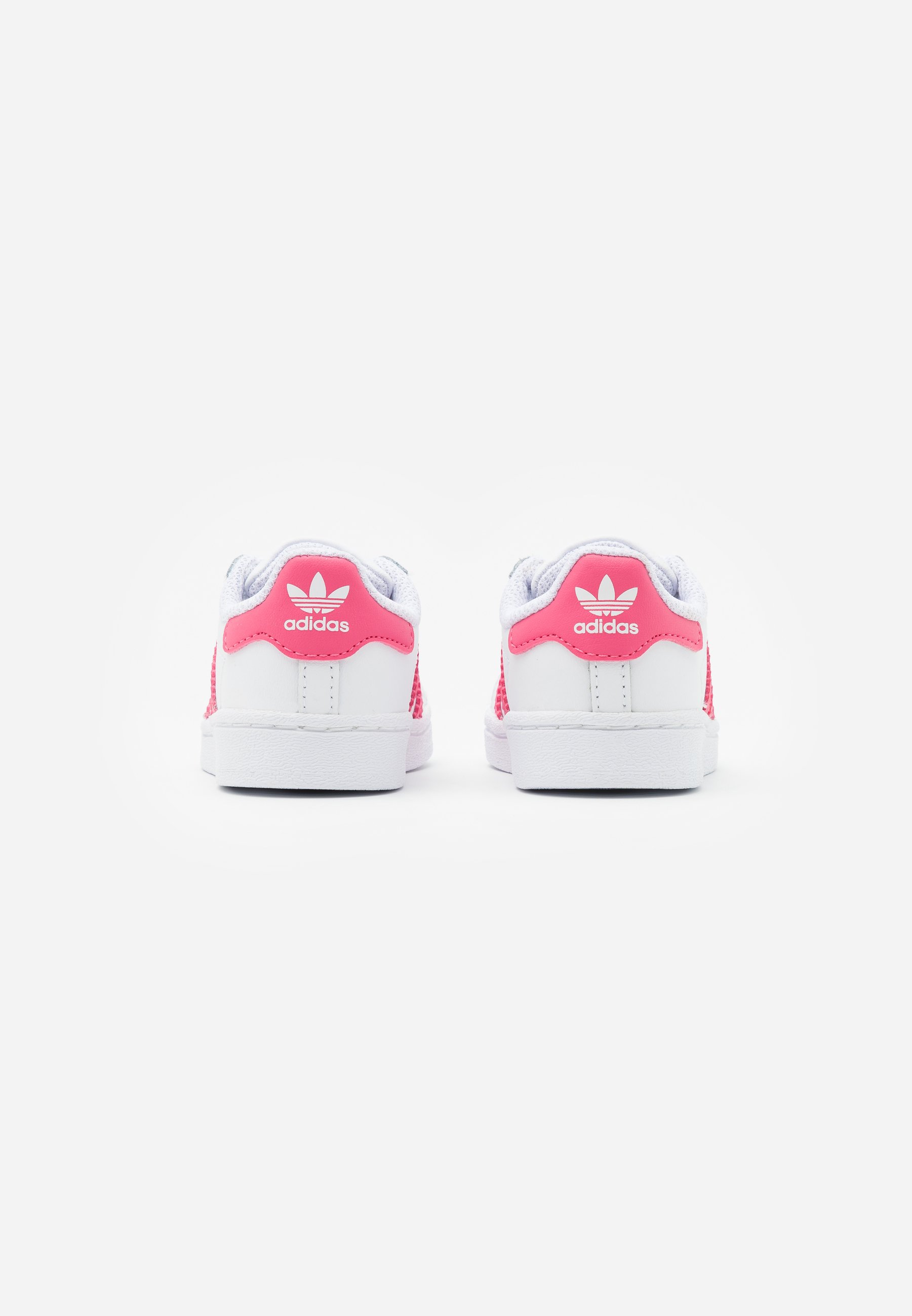 adidas Originals SUPERSTAR - Sneakers laag - footwear white/super pink/core  black/wit - Zalando.nl