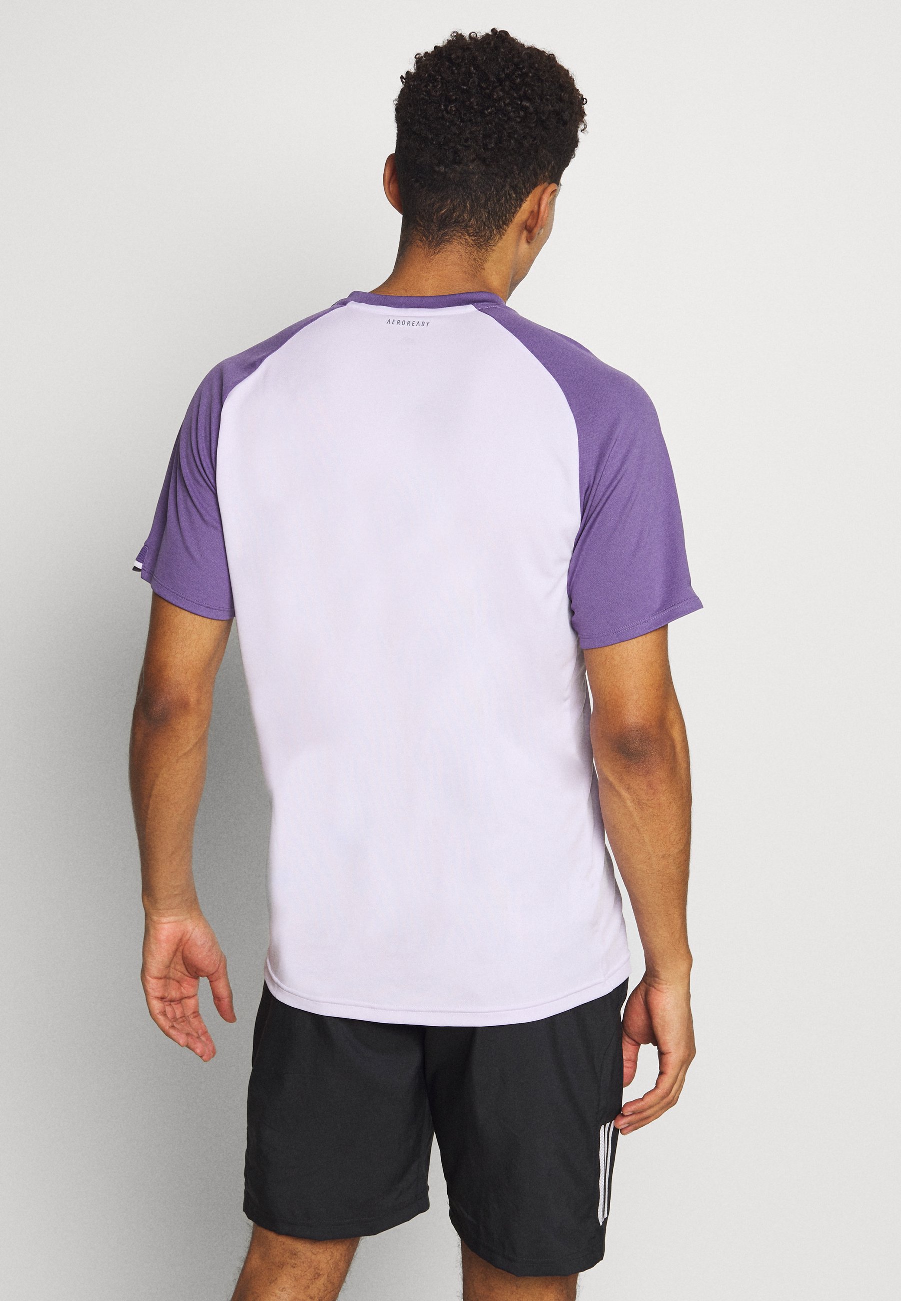 adidas Performance CLUB TEE T Shirt print purple tint adidas Performance TEE T Shirt basic purple Zalando.at