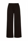 BYRIZETTA WIDE PANTS CROPPED M - Nadrágok - black