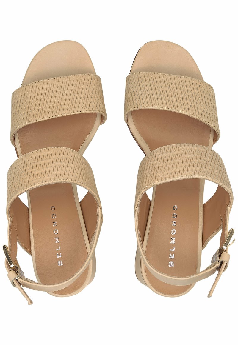 Damen Sneaker | Belmondo Riemensandalette beige - KR20093 Damen Sneaker | Belmondo Riemensandalette beige - KR20093