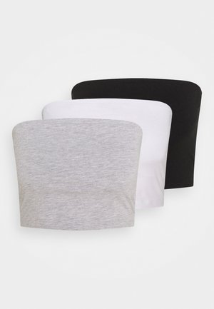 3 PACK - Toppi - black/white/grey