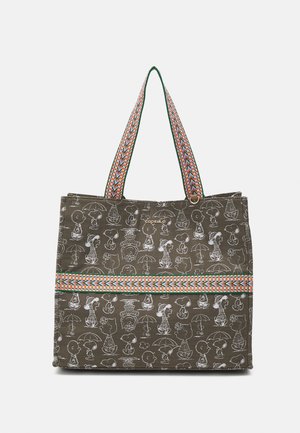 PEANUTS AUTUMN TOTE BAG - Handbag - brown medium
