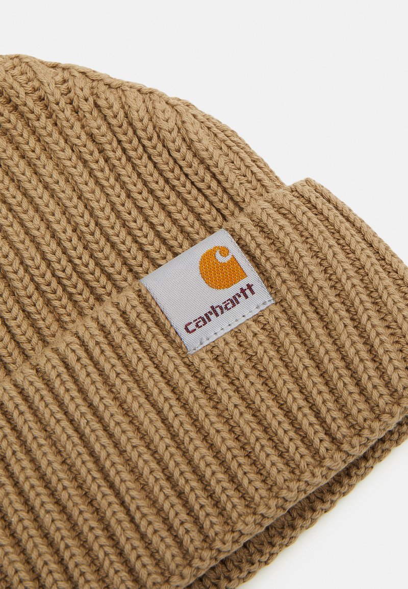 khaki carhartt beanie