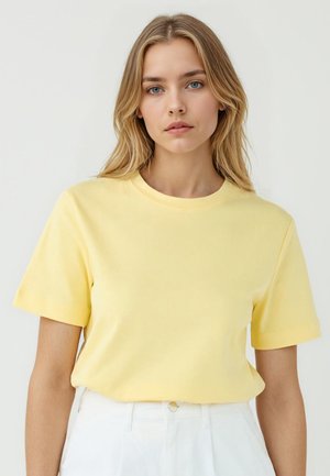 T-shirt basic - yellow