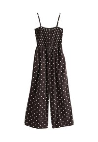 Jumpsuit - brown cream