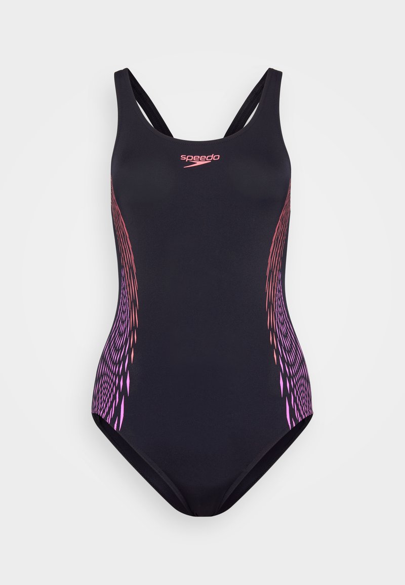 Speedo WOMENS PLACEMENT MUSCLEBACK - Badeanzug - neon violet/beere ...