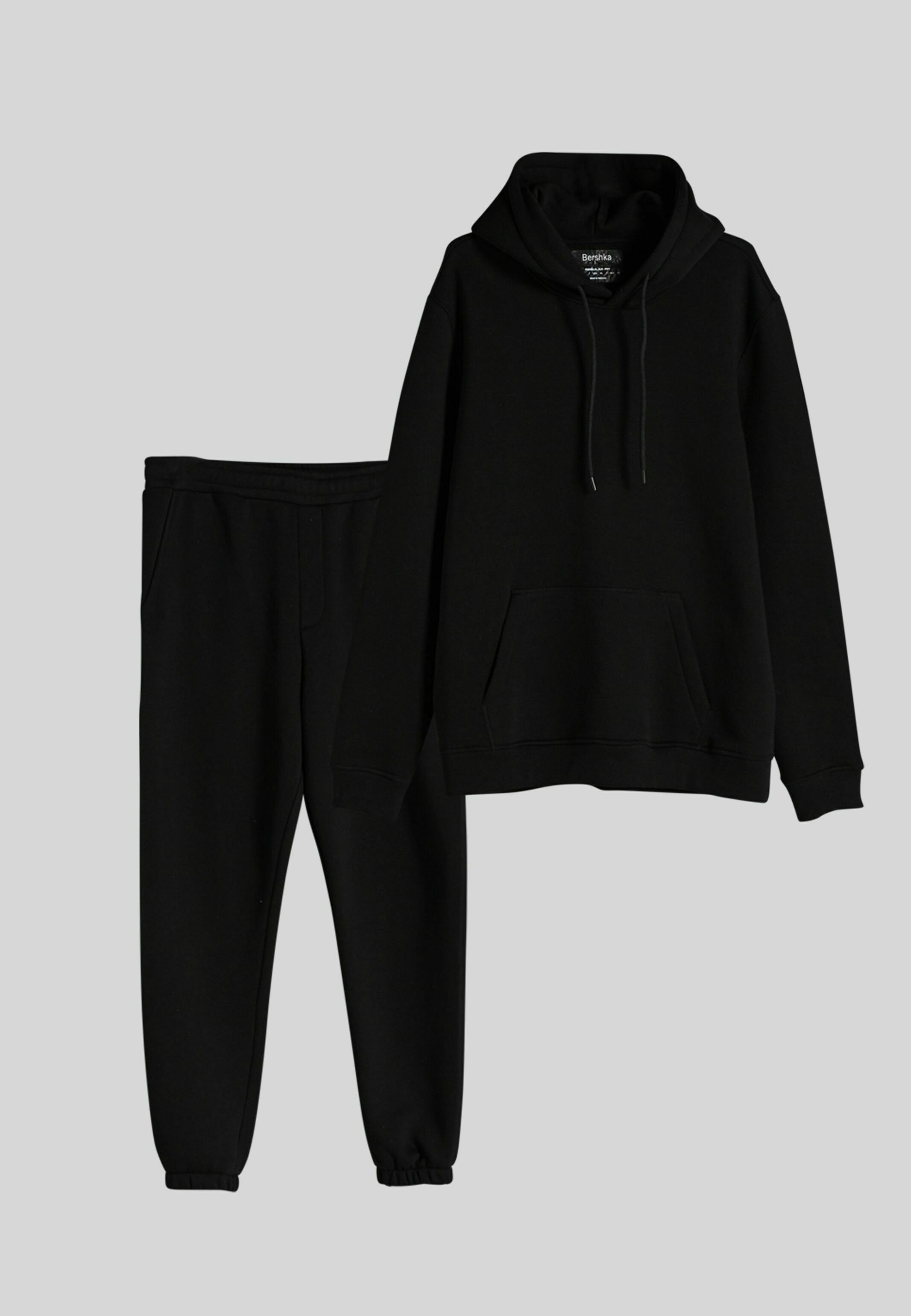 Bershka Tuta - black/nero - Zalando.it