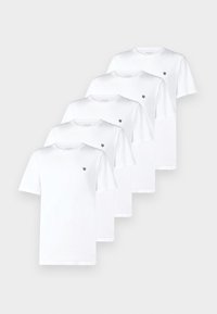 JPRBRODY TEE CREW 5 PACK - T-shirts basic - white