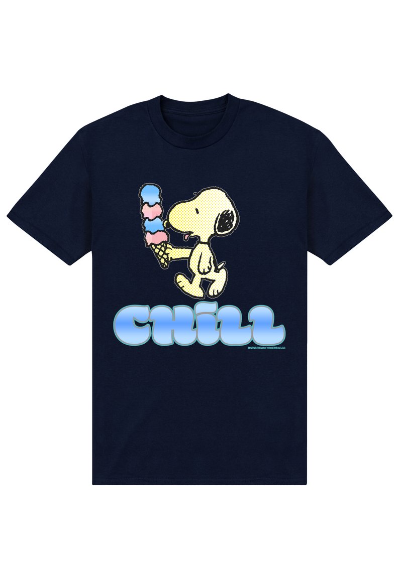 Henry Tiger PEANUTS SNOOPY CHILL ICE CREAM SUMMER COOL VIBES - T-shirts ...