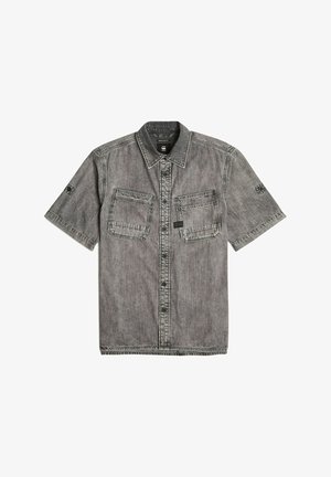 G-STAR, SLANTED DOUBLE POCKET REGULAR - Chemise - sun faded graphite grey