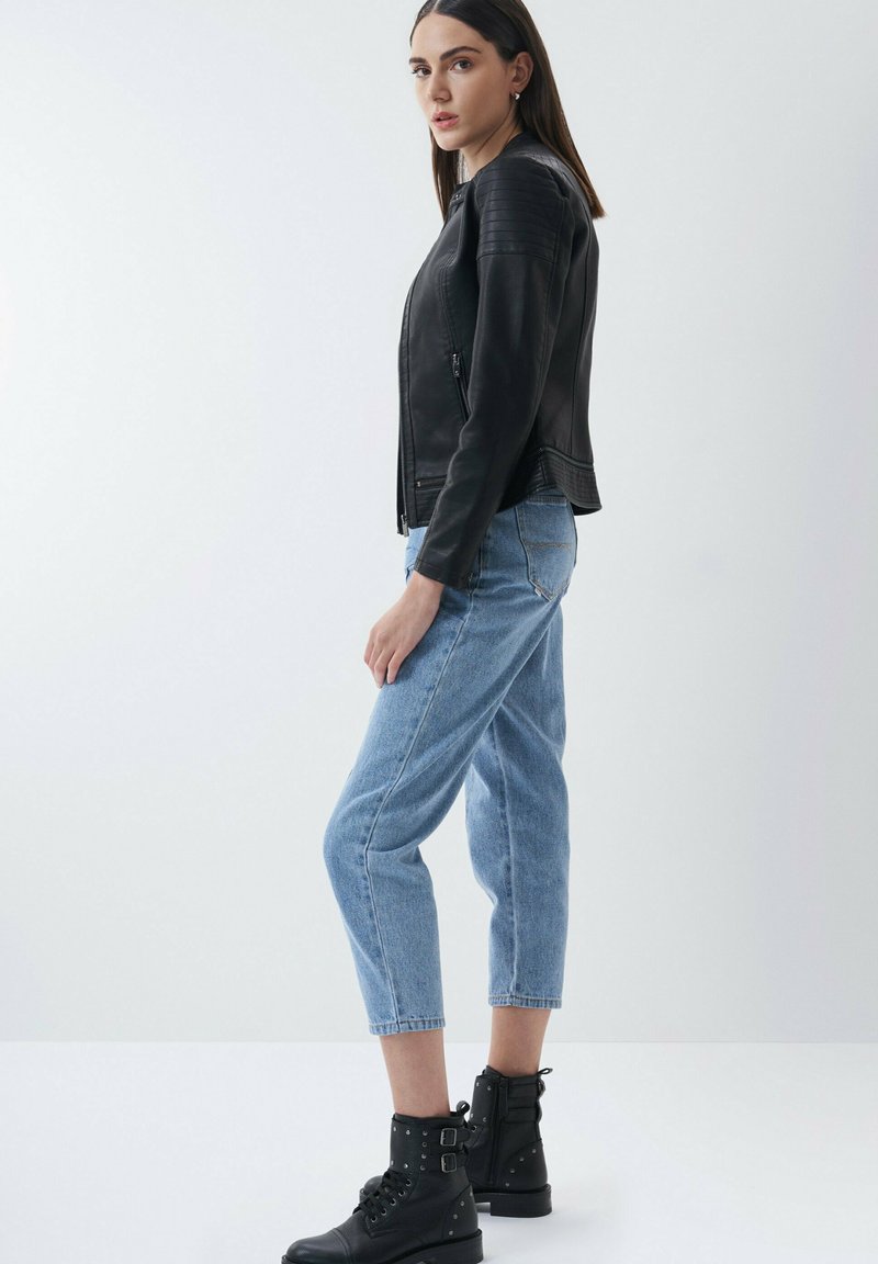 Damen Leichte Jacken | Salsa MANHATTAN Lederjacke Black/schwarz - JS37227 Damen Leichte Jacken | Salsa MANHATTAN Lederjacke Black/schwarz - JS37227