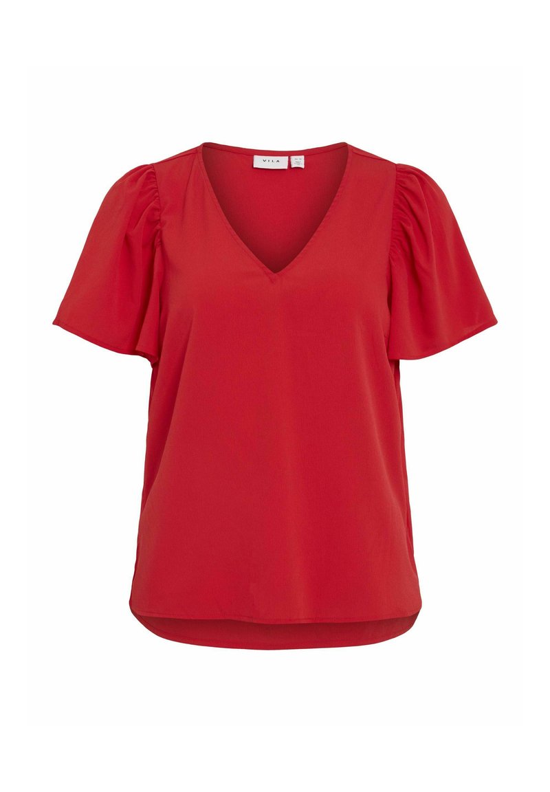 Vila Blouse rood