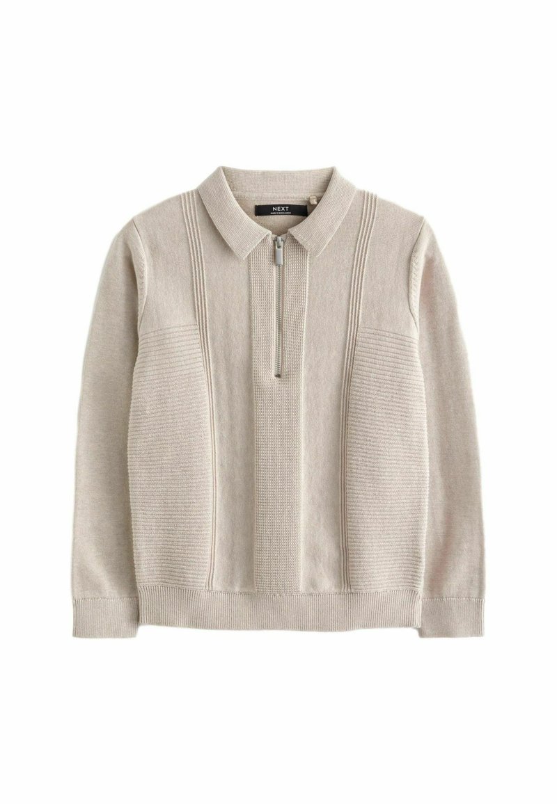 Next TEXTURED - Pikkade varrukatega topp - putty