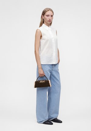 KARL LAGERFELD, K/SIGNATURE MINI - Τσάντα χειρός - dark brown