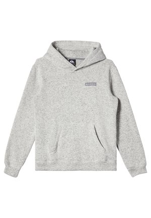 Kapuzenpullover - mottled dark grey
