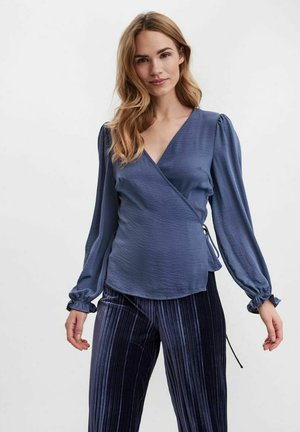 VMFRIGGA WRAP - Blouse - vintage indigo