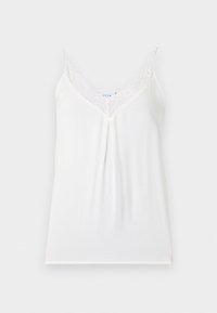 VICAVA V NECK SINGLET - Viršus - cloud dancer