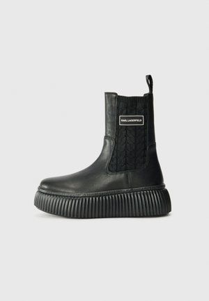 KREEPER - Platform ankle boots - black
