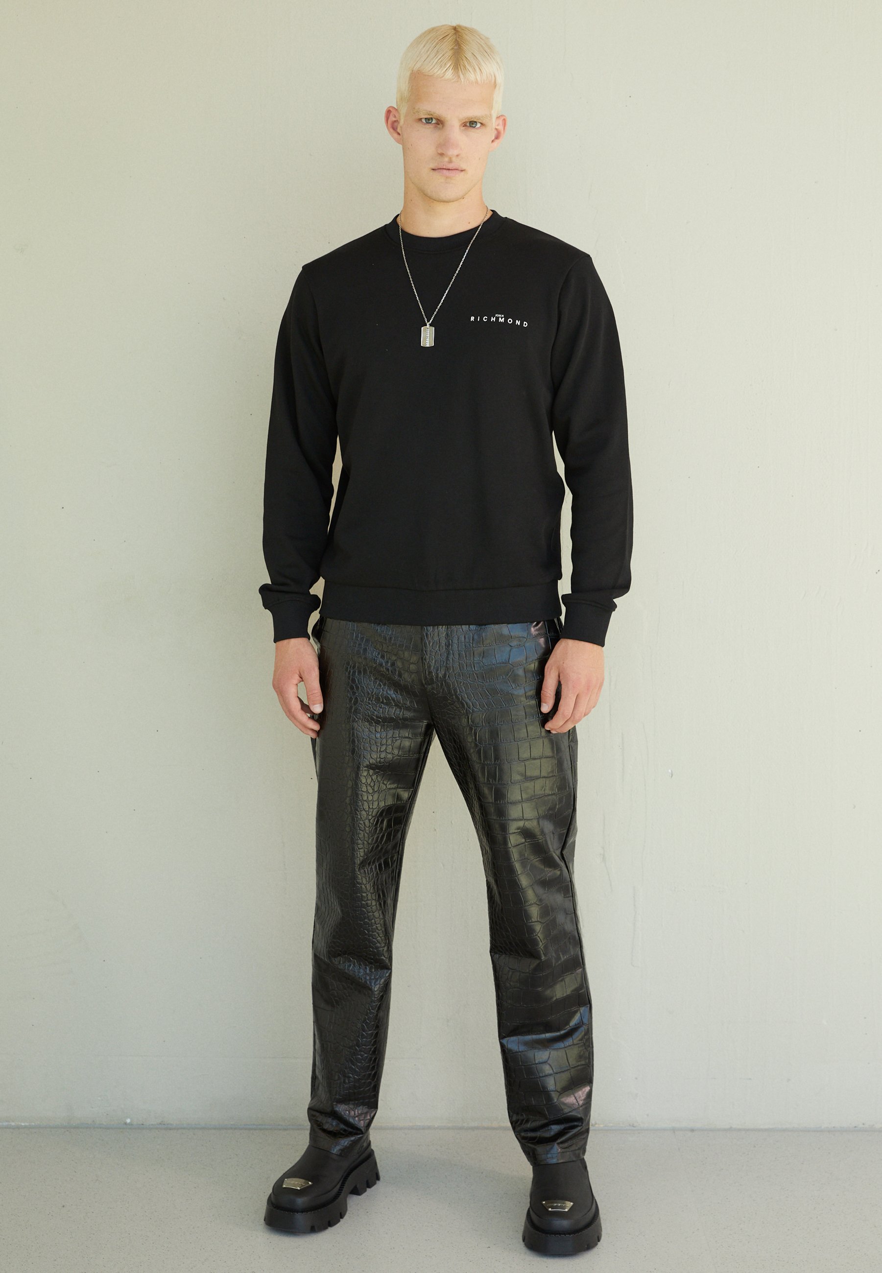 John Richmond COLIN - Sweatshirt - black - Zalando.co.uk