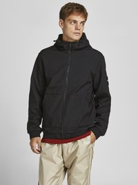 Jack & Jones - JCOCLASSIC JACKET HOOD  - Winterjas - black Miniatuurafbeelding 1