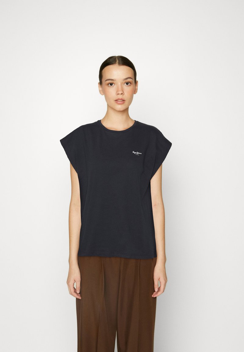 Pepe Jeans BLOOM - Pamata T-krekls - dark blue
