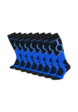 4 PACK - Kniestrümpfe - schwarz blau