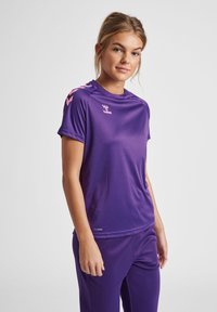 Hummel XK CORE POLY - T-shirts print - acai